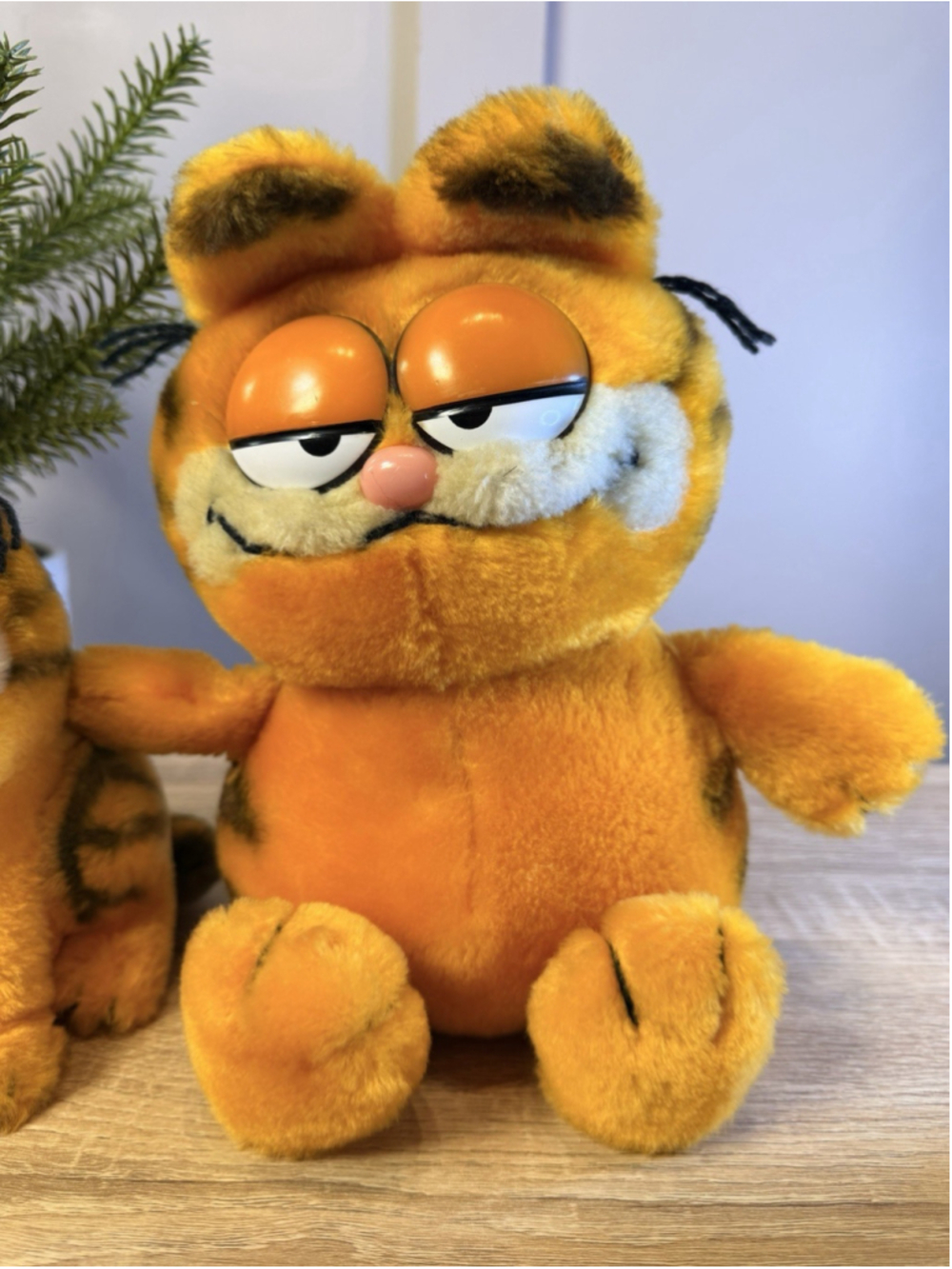 VINTAGE GARFIELD Lot 3 1978 & 1981 Stuffed Plush Cats Dakin Toys 9” - Picture 2 of 12